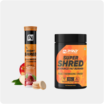 Super Shred Advanced Fat Burner + Green Tea Leaf Extract with Night Shred 15 Effervescent Tablets